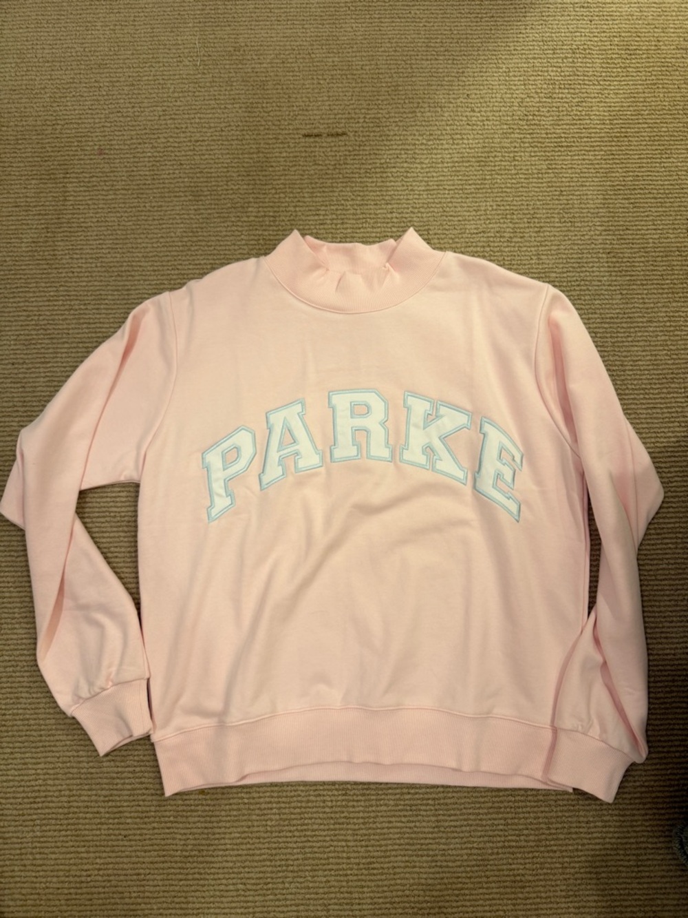 PARKE Pink Crewneck Sweatshirt